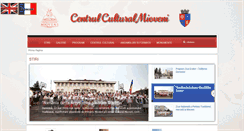 Desktop Screenshot of centrulculturalmioveni.ro